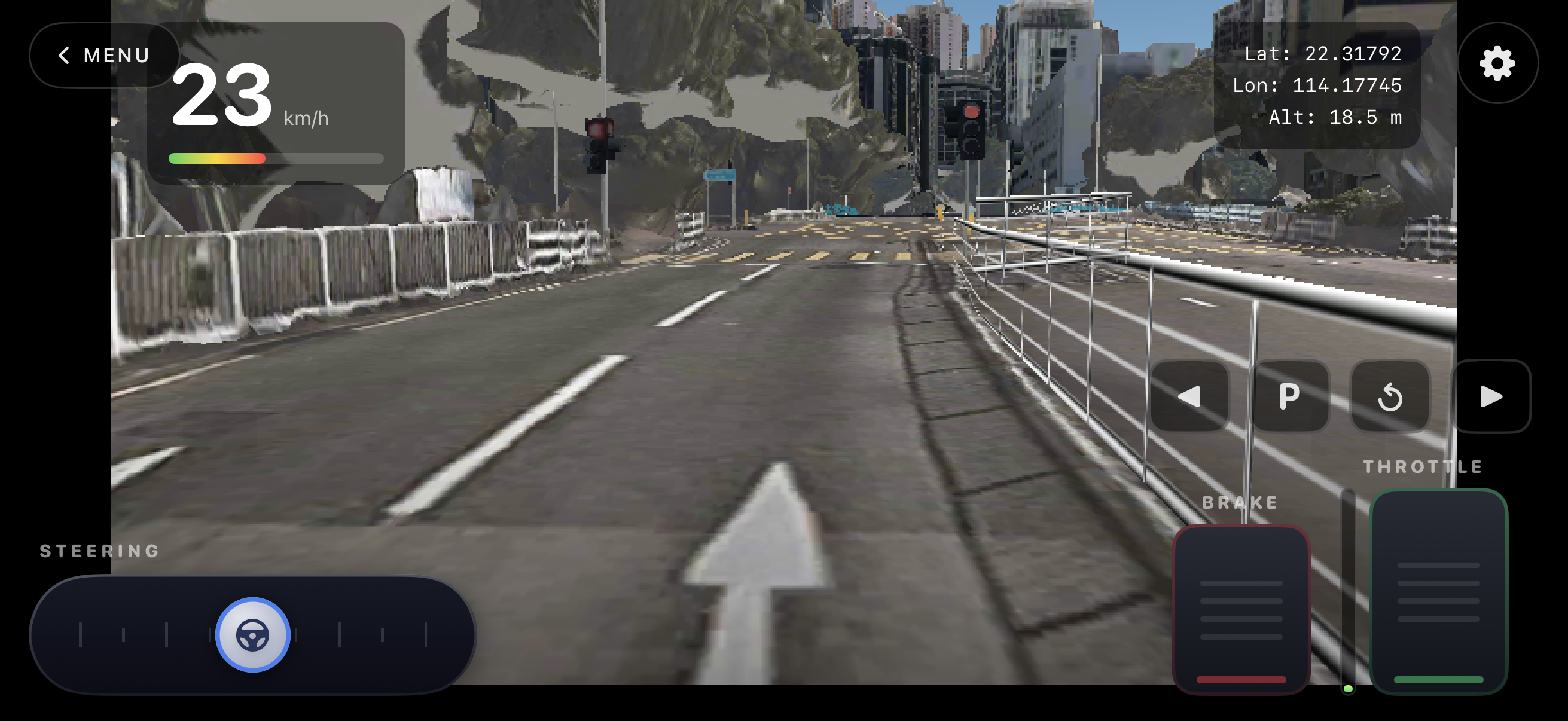 香港道路駕駛場景